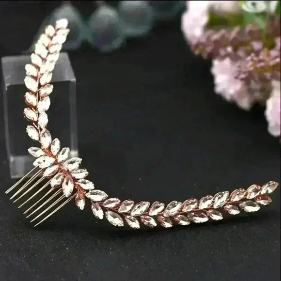 Luxury Bridal Crystal Hair Piece Comb main image 4